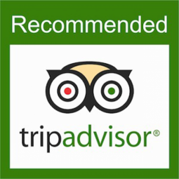 We are recommended by Tripadvisor!