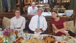 US Secretary of State met young Georgian entrepreneurs and walked through Old Tbilisi
